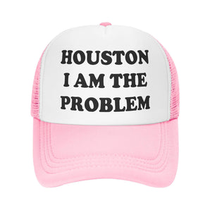 Houstonian Hustle Trucker Hat - Pink