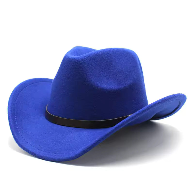 Jack Twist Humpback Felt Cowboy Hat - Blue