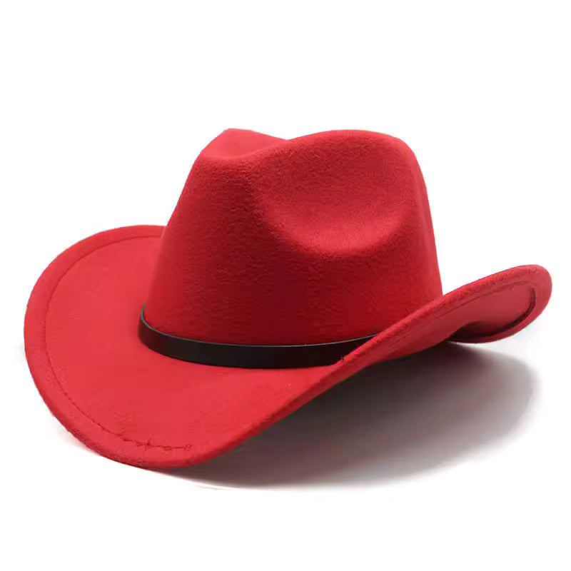 Jack Twist Humpback Felt Cowboy Hat - Red