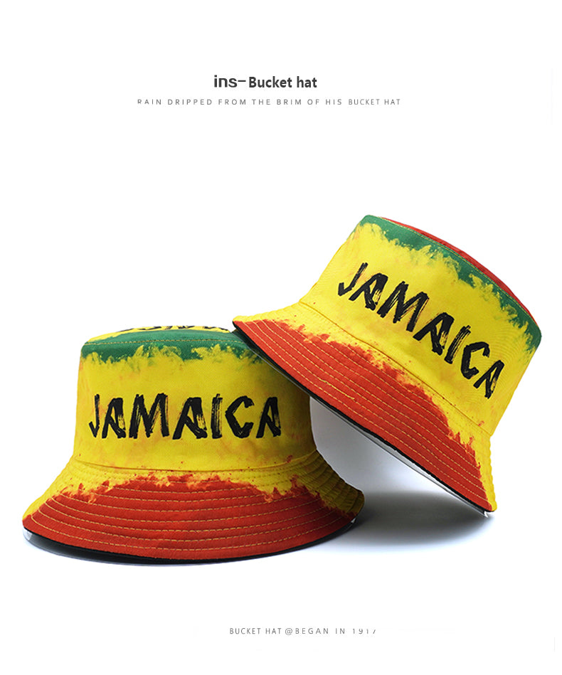 Jamaica-Inspired Bucket Hat - Yellow Hat