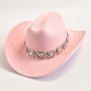 Lilac Charm Cowgirl Hat - Pink 