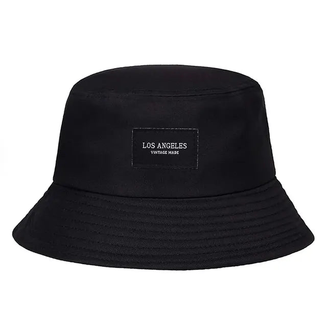 Los Angeles Vintage Bucket Hat - Black