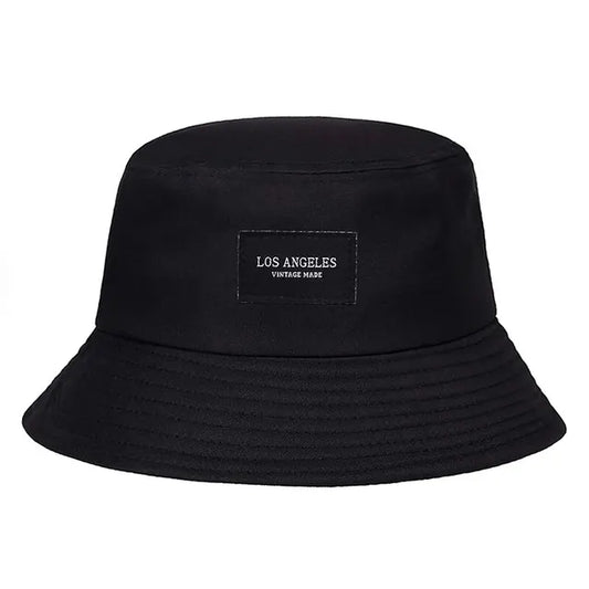 Los Angeles Vintage Bucket Hat - Black