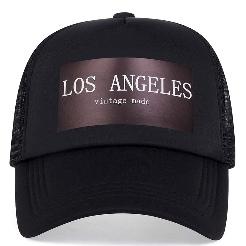 Los Angeles Vintage Trucker Hat - Front 