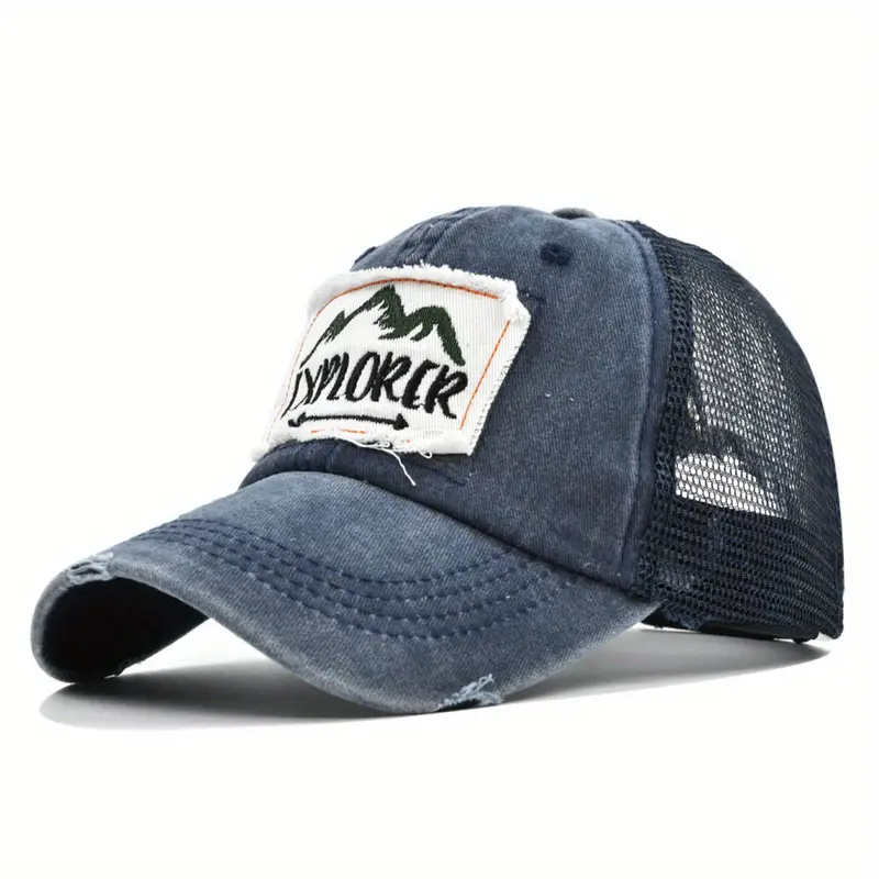 Mountain Explorer Trucker Hat - Blue