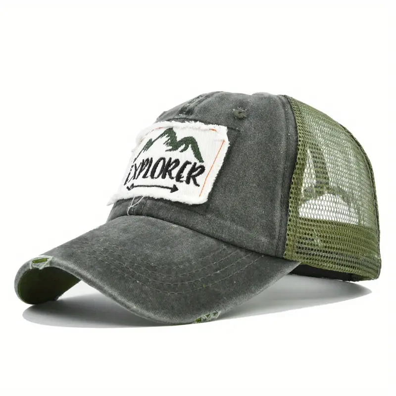 Mountain Explorer Trucker Hat - Green