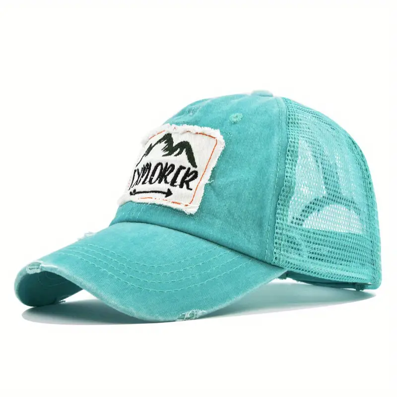Mountain Explorer Trucker Hat - SKY BLUE