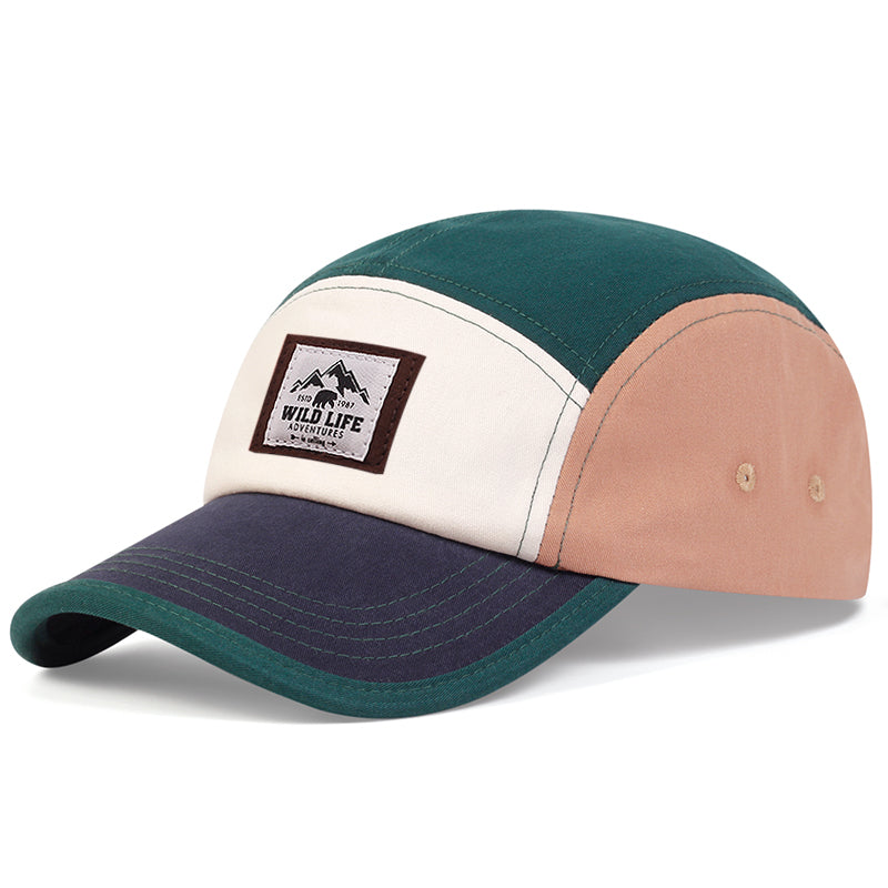 Mountain Patch 5 Panel Baseball Cap - Green