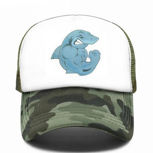 Muscle Shark Trucker Hat - Camouflage