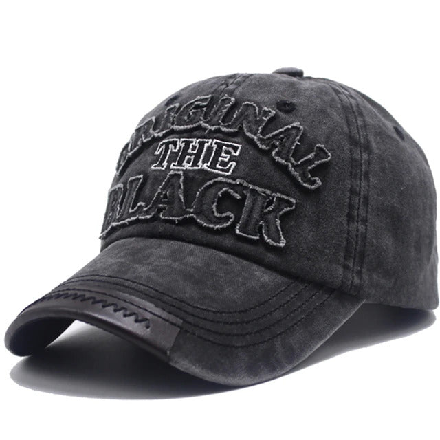 Original The Lack Washed Baseball Cap - Black 