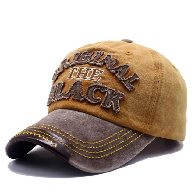 Original The Lack Washed Baseball Cap - Coffe Yellow