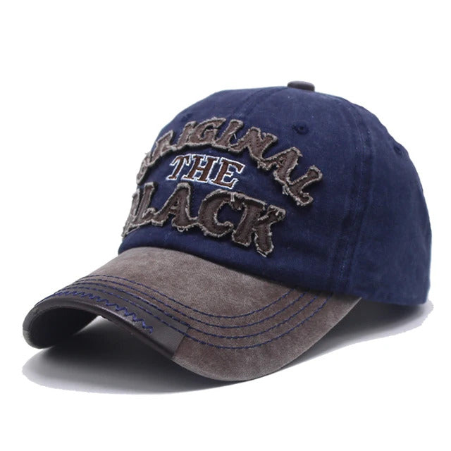 Original The Lack Washed Baseball Cap - Coffee Navy Blue