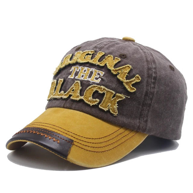 Original The Lack Washed Baseball Cap - Yellow Coffee