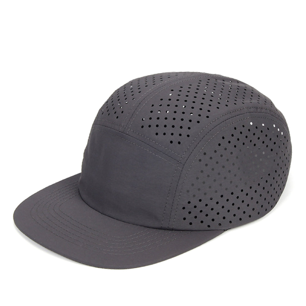 Performance Perforated 5-Panel Hat - Dark Gray