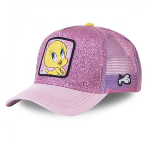 Pink Tweety Trucker Hat - Pink