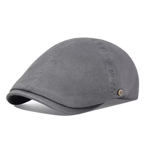 Refined Edge Flat Cap - Gray 