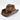 Rustic Western Cowboy Hat - Brown