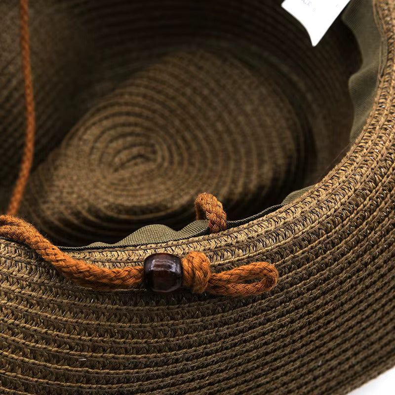 Western Cowboy Hat with Skull Band - Fushia