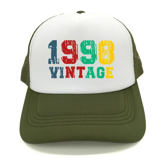Vintage 1998 Trucker Hat  - Fushia