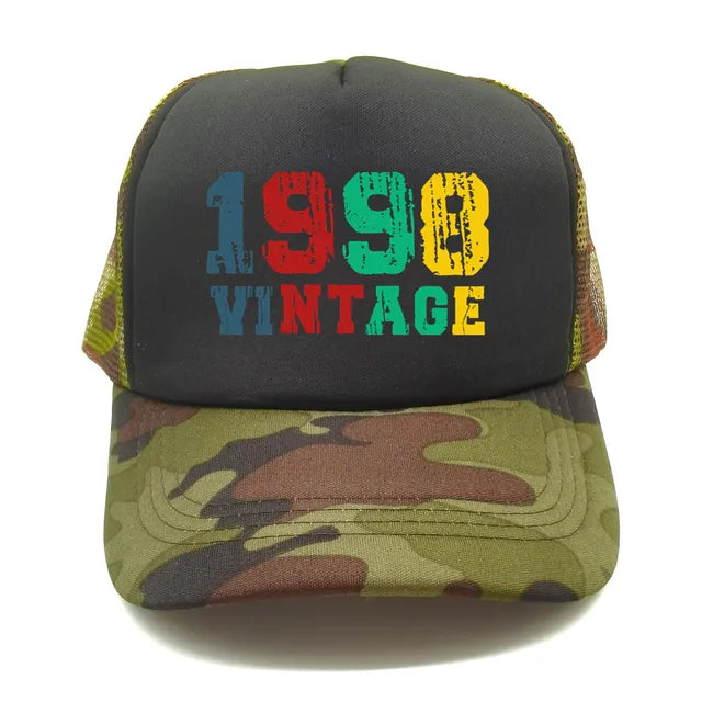 Vintage 1998 Trucker Hat  - Fushia