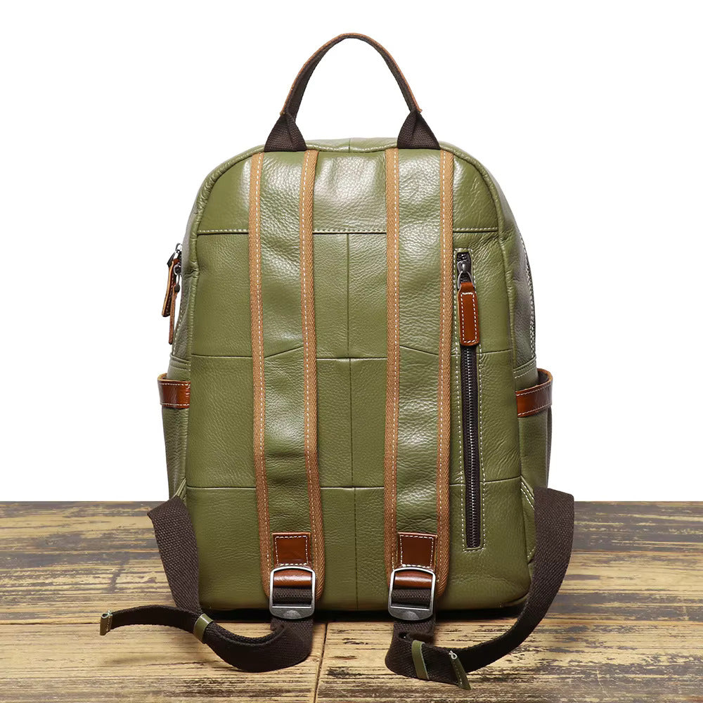 Shadow Trek Leather Backpack - Fushia