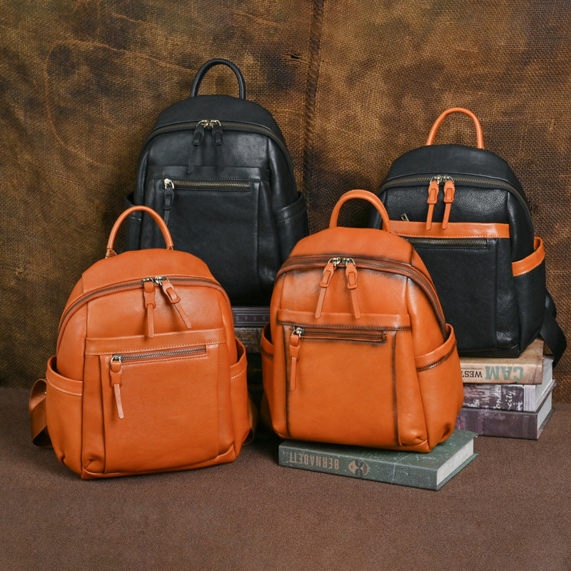 Sleek & Stylish Women’s Leather Backpack for Women - All Colors 