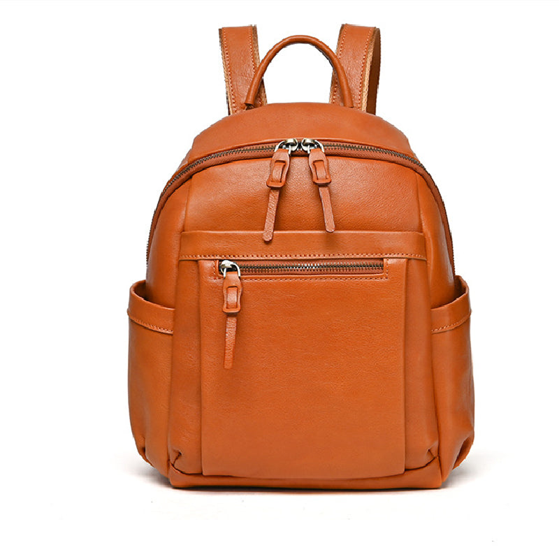Sleek & Stylish Women’s Leather Backpack for Women - Brown 2