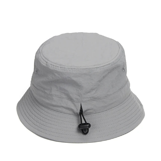 SolarStream Bucket Hat - Light Gray