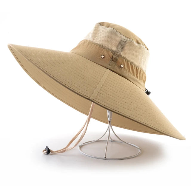 SunVail Horizon Ultra-Wide Adventure Hat  - Beige