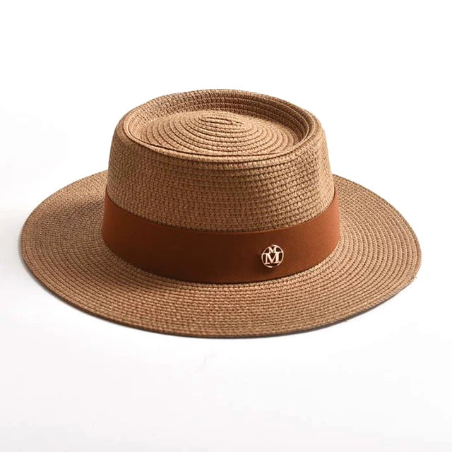 Sunny Escape Women’s Summer Straw Hat - Khaki