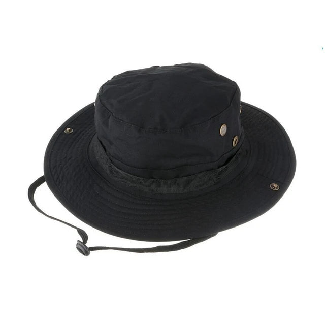 Tactical Outdoor Boonie Hat - Black
