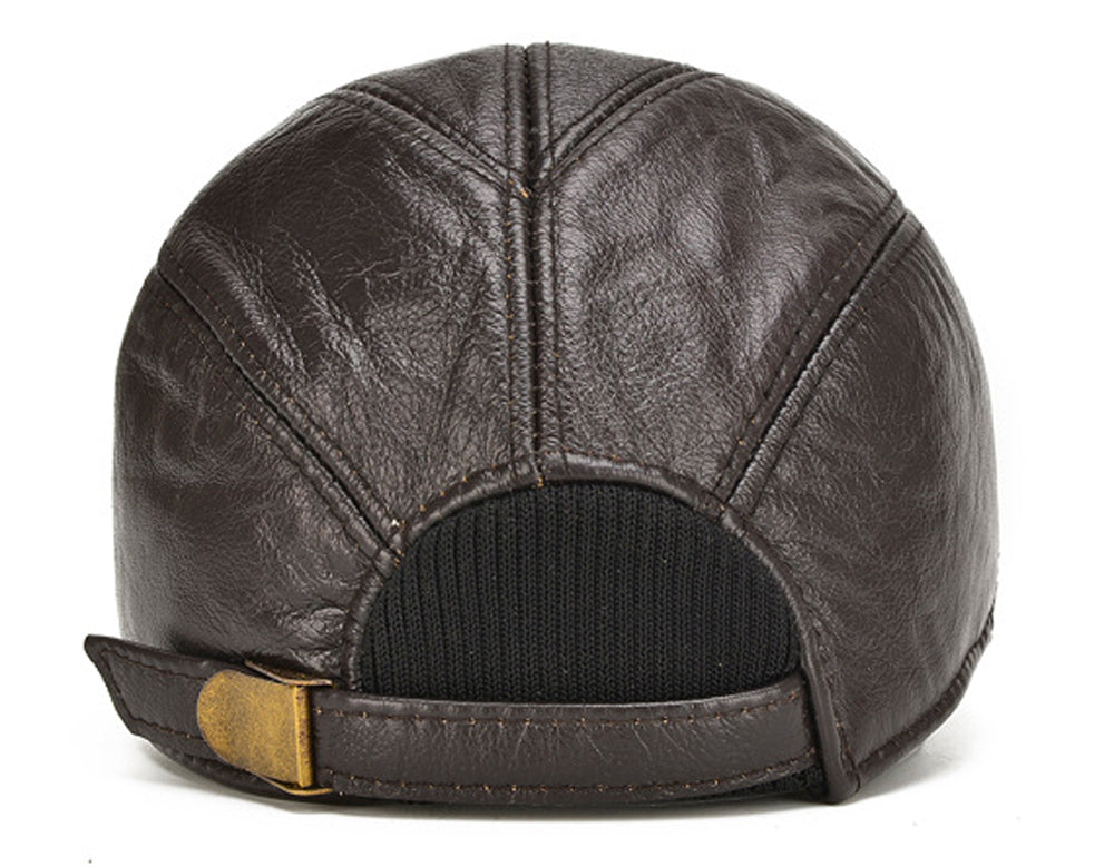 The Legacy Leather Baseball Cap - Back