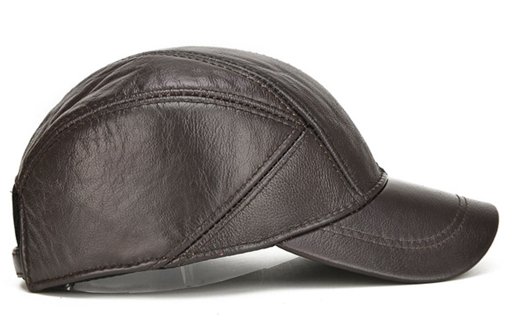 The Legacy Leather Baseball Cap Left Side