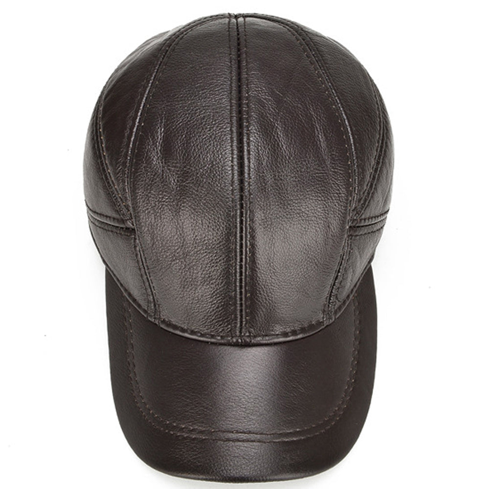 The Legacy Leather Baseball Cap Top View