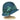 The Velvet Bloom Wool Cloche Hat - Green