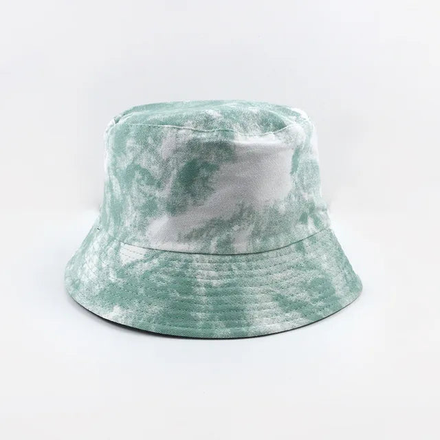 Trendy Tie Dye Bucket Hats - Green