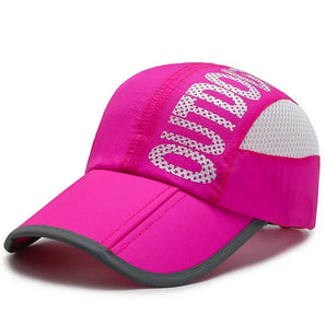 Ultra-Thin Lightweight Foldable Baseball Cap – Pink 