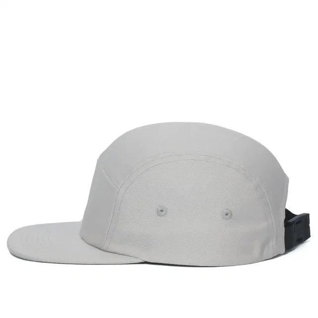 Versatile 5-Panel Cap - Gray