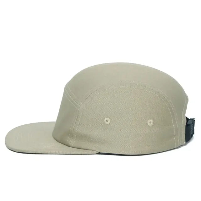 Versatile 5-Panel Cap - Khaki