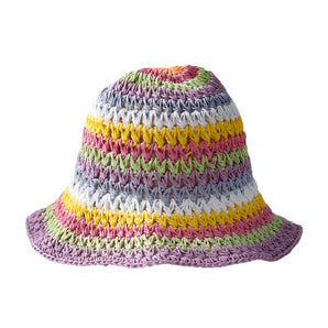 Vibrant Charm Crochet Bucket Hat for Women - Style 2