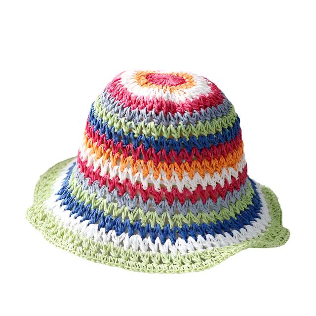 Vibrant Charm Crochet Bucket Hat for Women - Style 4