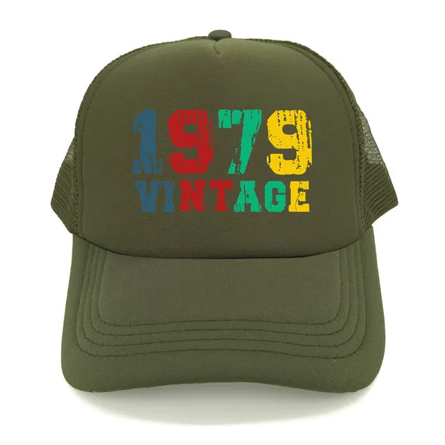 Vintage 1979 Trucker Hat  - Army Green 