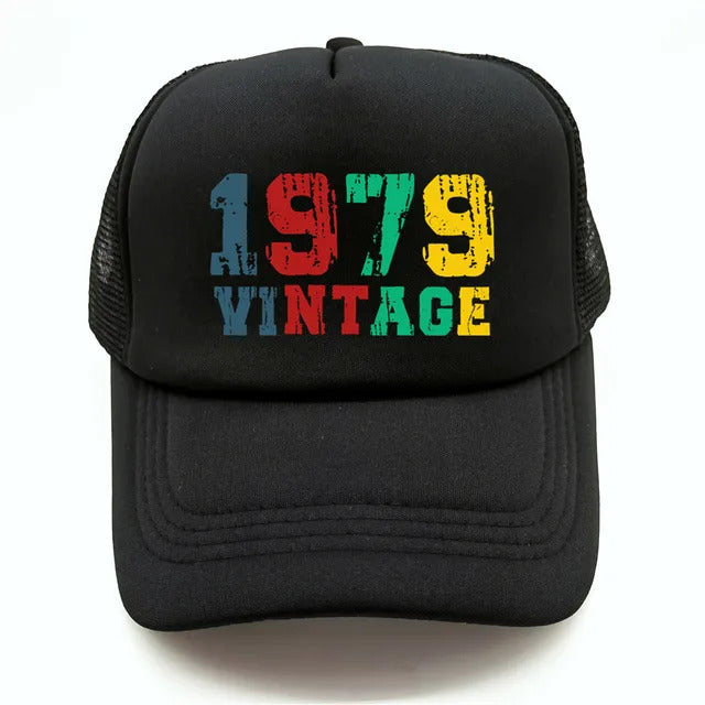 Vintage 1979 Trucker Hat  - Black 