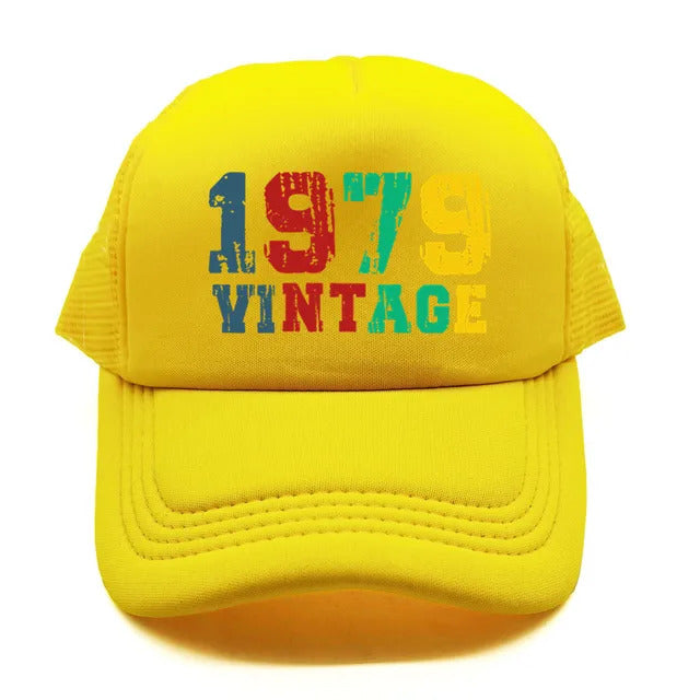 Vintage 1979 Trucker Hat  - Yellow 