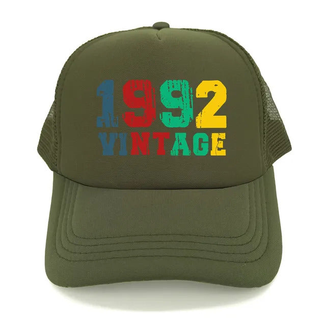 Vintage 1992 Trucker Hat  - Army Green  