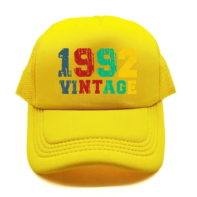 Vintage 1992 Trucker Hat  - Yellow 