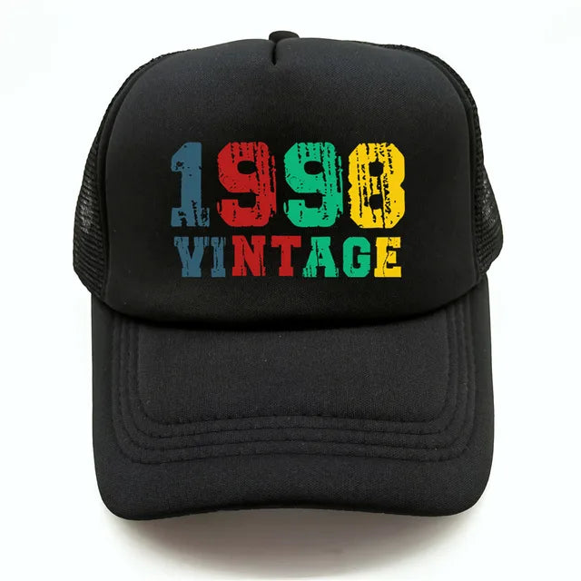 Vintage 1998 Trucker Hat  - Full Black