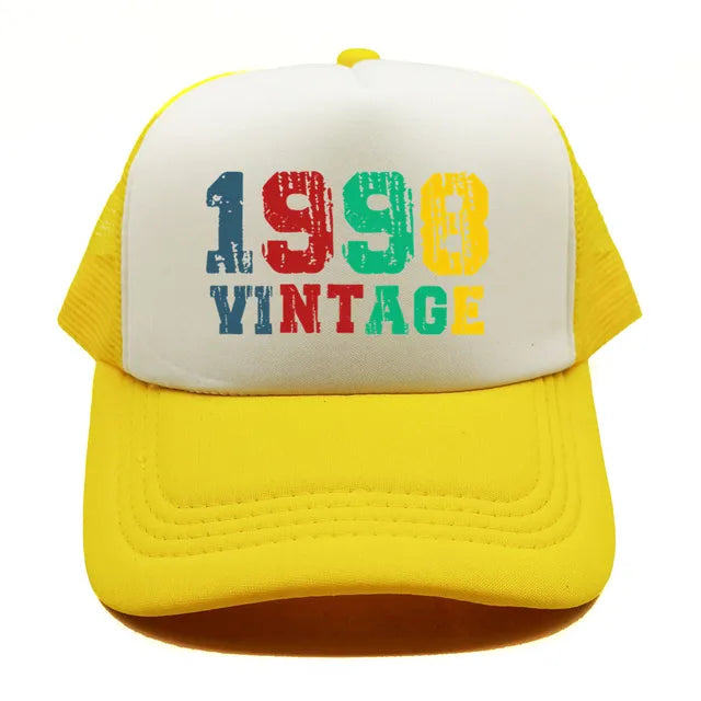 Vintage 1998 Trucker Hat  - Yellow