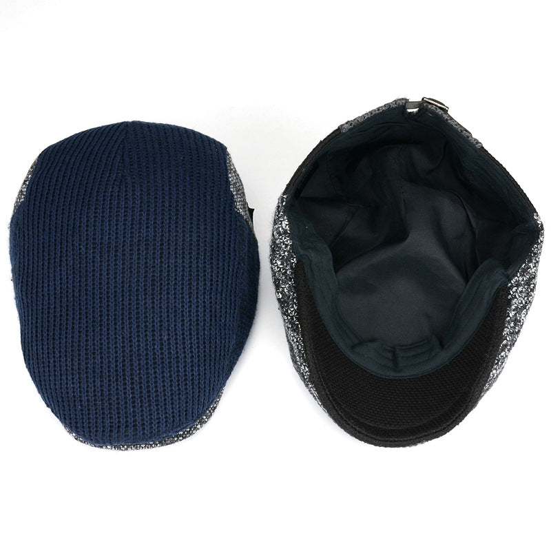 Vintage Herringbone Flat Cap  - Upside and Downside 