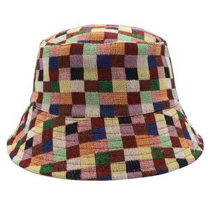 Vintage Plaid Bucket Hats  - Style 1